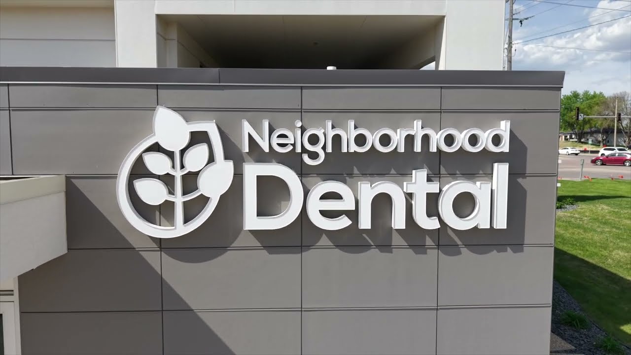 Neighborhood Dental Sign Install – Interior & Exterior Signage by Customeyez Signs (Sioux Falls, SD)
