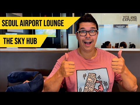 Avaliação do Skyhub Lounge | Aeroporto de Seul Incheon