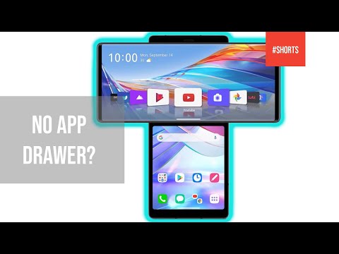 App Drawer on the LG Wing #shorts #1mw