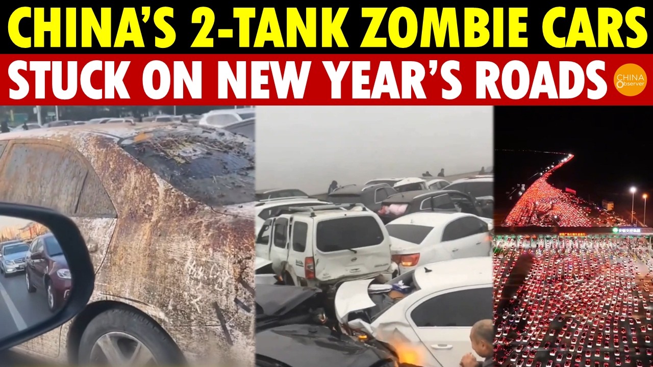 China’s Zombie Cars, Using Only Two Tanks of Gas a Year, Set Off for New Year—But Block the Roads