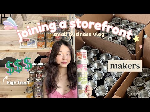 I'm going RETAIL *omg*! expenses, shelf set-up, barcoding nightmare 📦 Shop Makers Cross Iron Mills