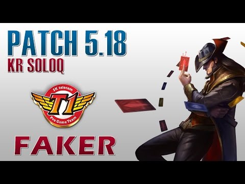 SKT T1 Faker - Twisted Fate - KR SoloQ