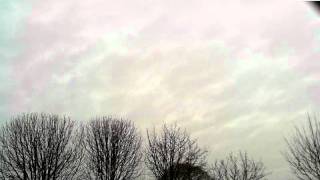 Monday 13th February 2012 Weather Time Lapse over 
