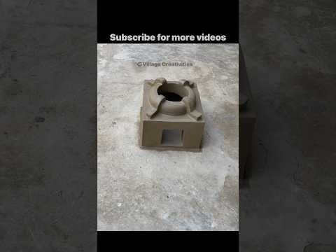 Chulha banane ka tarika mitti ka chulha kaise banta hai Clay oven mud stove #shorts #chulha #oven