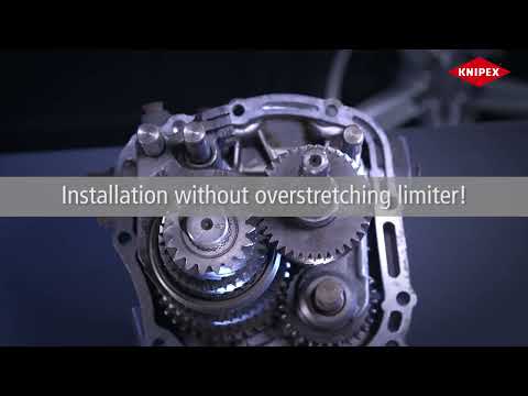 Precision Circlip Pliers For internal circlips in bore holes With overexpansion guard video