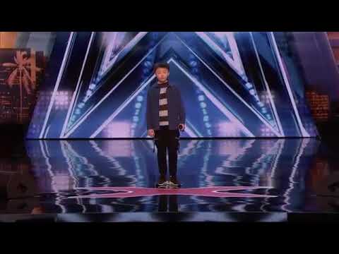 Chinese talented boy. You raise me up