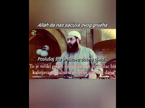 Allah da nas sačuva ovog velikog grijeha 🤲