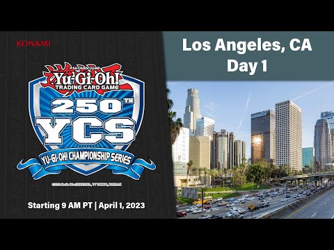 Welcome to Day 1 of the 250th Yu-Gi-Oh! TCG YCS in Los Angeles!
