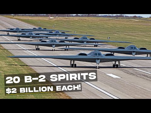 20 B-2 Spirits, $2 Billion Each! Mind Blowing Facts You Never Knew