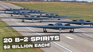 20 B-2 Spirits, $2 Billion Each! Mind Blowing Facts You Never Knew