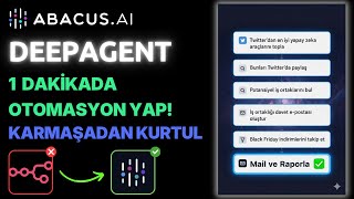 DAKİKALAR İÇİNDE 3 GÜÇLÜ OTOMASYON YAPTIM - Abacus AI Deep Agent Workflow İnanıl