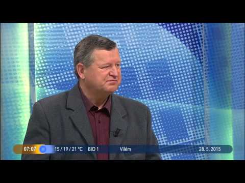 Václav Faltus v pořadu Dobré ráno České televize