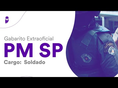 Gabarito Extraoficial PM SP – Soldado