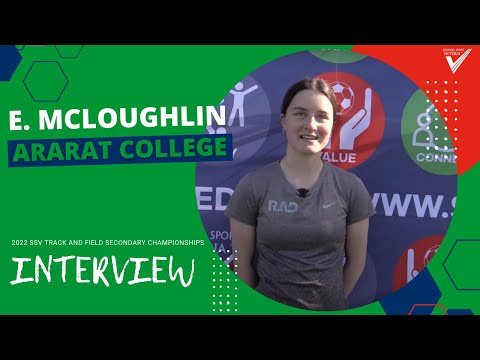 E McLoughlin from Ararat College