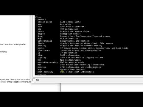 Packet Tracer 2.3.7 - Navigate the IOS (NET 125)