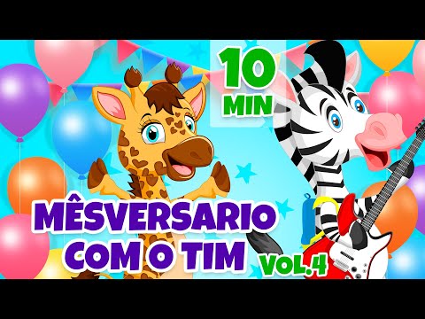 Mêsversario com o Tim Vol. 4 - Giramille 10 min | Desenho Animado Musical