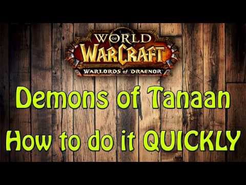 WoW: Quickly complete "Demons of Tanaan" Daily quest in Tanaan Jungle