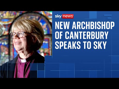 Dame Sarah Mullally discusses a range of issues with Sky's Jonathan Samuels