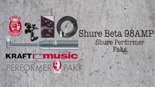 Kraft Music - Shure Beta 98AMP Instrument Microphone Presentation