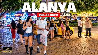 ALANYA OBA EVENING WALK 🇹🇷 | Shops, Streets & Local Life | Antalya 4K 2026