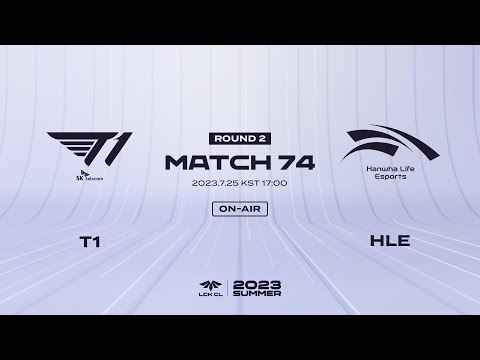T1 vs HLE Match74 | 07.25 | 2023 LCK CL Summer Split