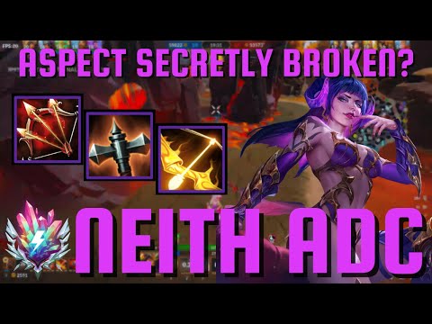 ASPECT SECRETLY BROKEN? - Neith Adc Smite 2 Gameplay