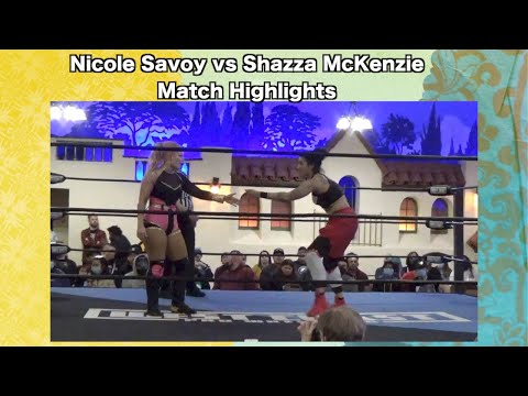 Nicole Savoy vs Shazza McKenzie at West Coast Pro Wrestling Match Highlights