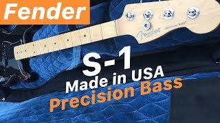 Video thumbnail for Fender Precision Bass Usa S-1, SPB-3, BADASS BASS III, roundwound and flatwound strings by Juanka Trujillo