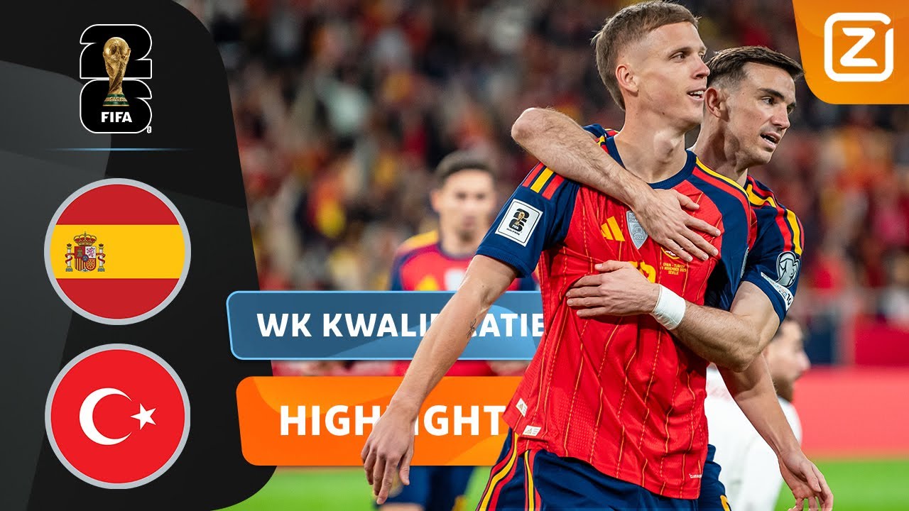 OLMO BEZORGT SPANJE DROOMSTART IN HEERLIJKE CLASH🥵| Spanje - Turkije | WK Kwalificatie |Samenvatting