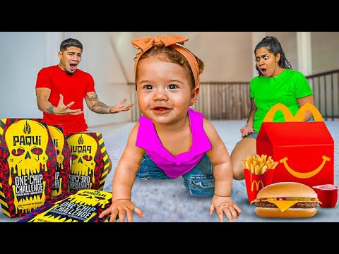 BABY Decides what we EAT for a Day!