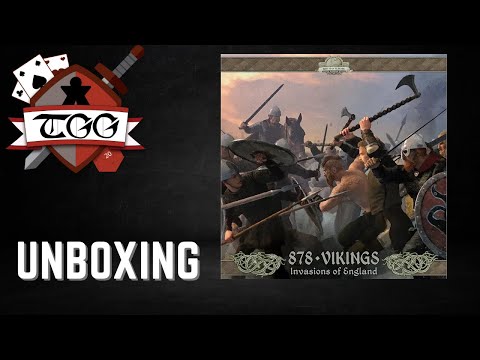 878 Vikings: Invasions of England Board Game Unboxing