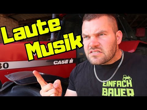 City dweller in the countryside - Loud music