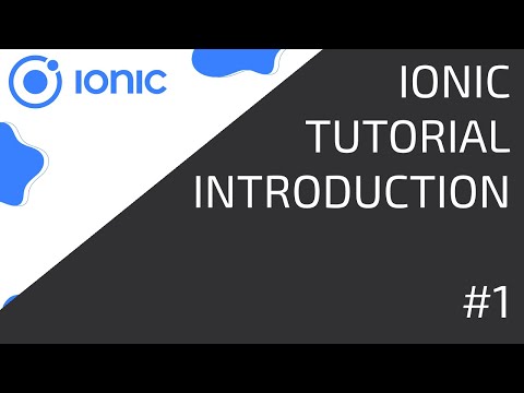 Ionic Tutorial Introduction 1