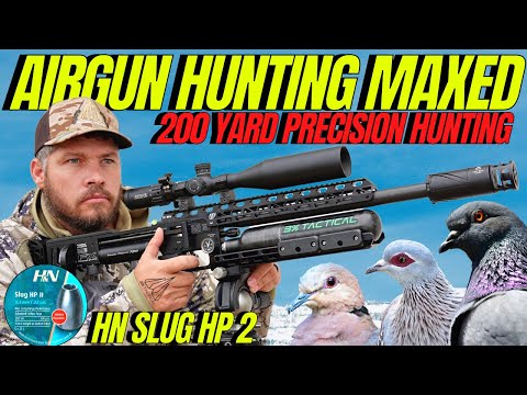 MAXED ON AIR GUN HUNTING I 200 YARD LONG RANGE AIR GUN HUNTING I FX IMPACT AIR GUN HUNTING