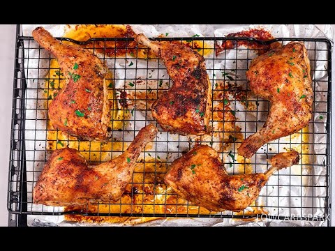 Crispy Baked Chicken Leg Quarters (EASY & DELICIOUS)