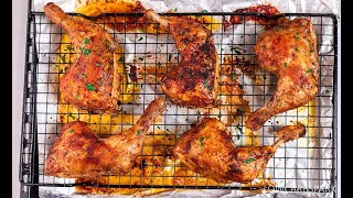 Crispy Baked Chicken Leg Quarters (EASY & DELICIOUS)