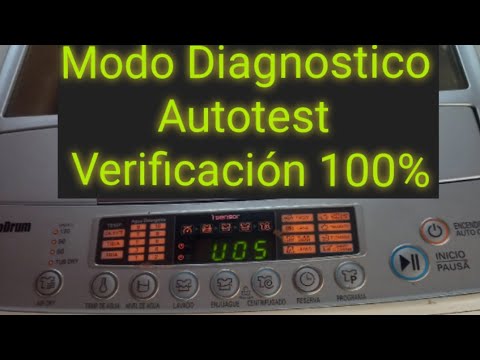 Self-test #LG Turbo Drum washing machine #LG Turbo Drum washing machines