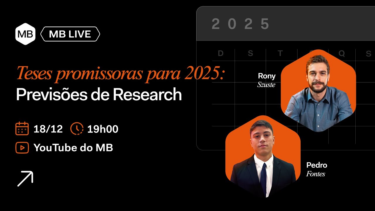🔴  TESES PROMISSORAS para 2025: Previsões de Research - Parte II