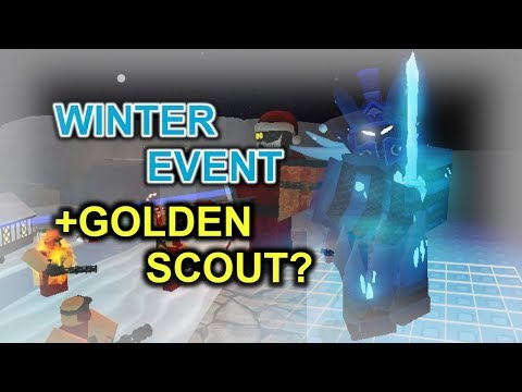 Tower Battles Event Leak Smotret Onlajn Na Hah Life - tower battles winter event and golden scout roblox