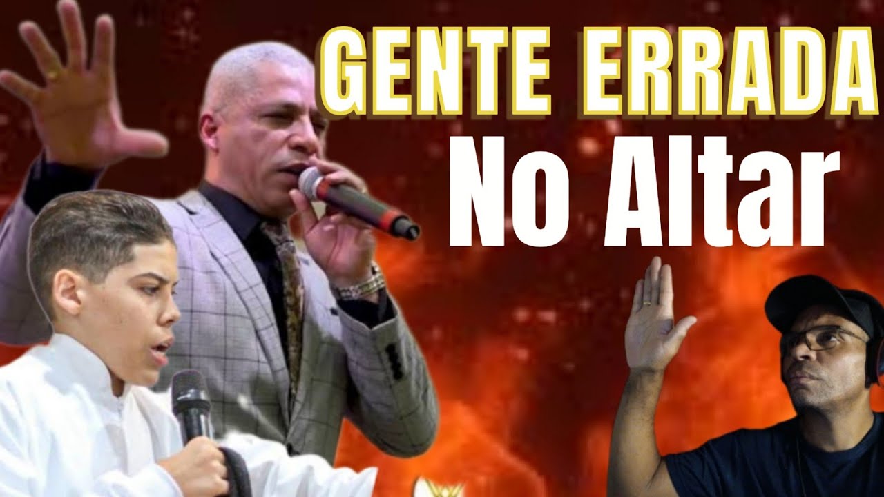 Pr. Júnior Trovão GENTE ERRADA NO ALTAR  IGREJA \Advertência ao Profeta Mirim #escandal#profetamiriM