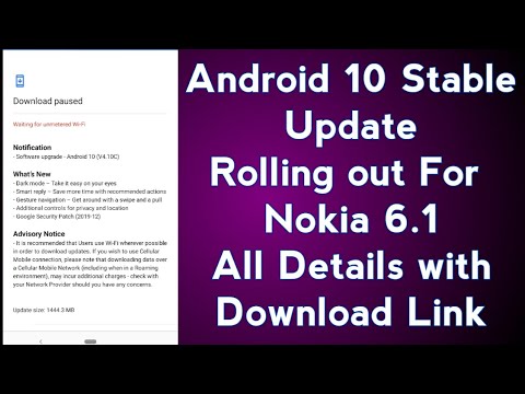 Android 10 Stable Version Update Rolling Out For Nokia 6.1 | Android 10 Stable Update For Nokia 6.1