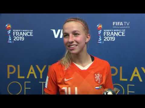 Jackie Groenen – Player of the Match – Netherlands v Sweden