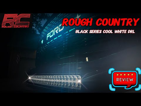 How bright is Rough Country’s LED Light Bar?! - one year review of a 30” cool white DRL light bar!