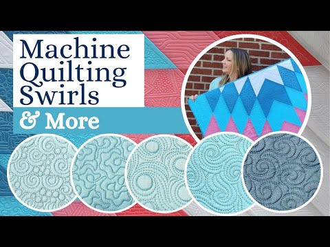 Machine Quilting Swirl Designs : Fillers Free-motion Challenge Quilting Along w/ Angela Walters
