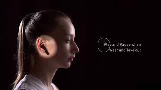 Baseus Encok TWS W05 Oordoppen met Draadloze Oplaadcase Zwart video