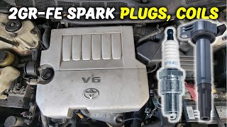 How to: Toyota Avalon Spark plugs and Ignition coil replacement 2GR-FE 3.5L V6 2005-2012