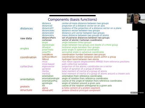 Jérôme Hénin - Collective variables