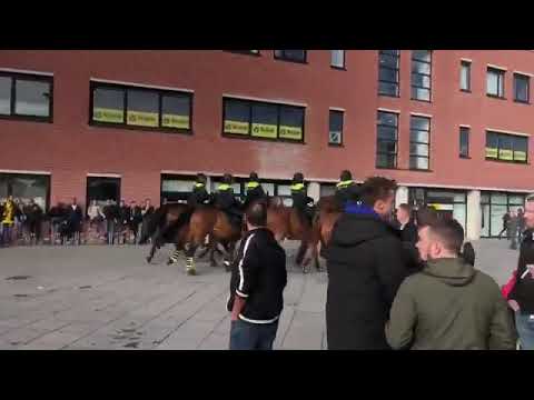 Rellen na afloop derby NAC Breda - Willem II  21-10-2018