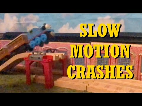 Thomas & His Friends Get Into Slow Motion Accidents & Crashes!!!