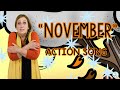 November Song of the Month| November Action Song | November Song| Nursery Rhyme | Sing Play Create